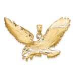 14K Eagle with Beak Touching Claws Charm - Image 4