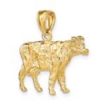 14K 3-D Cow Charm - Image 5