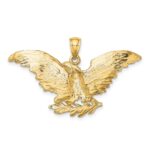 14K Eagle with Wings Spread Charm - Image 4