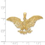 14K Eagle with Wings Spread Charm - Image 3