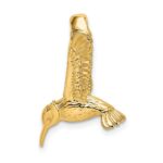 14K 3-D Hummingbird Chain Slide