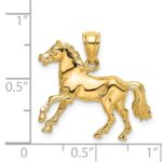 14K 3-D Horse Charm - Image 3