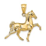 14K 3-D Tennessee Walking Horse Charm - Image 4