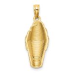 14K Brown Enameled Chocolate Ice Cream Cone Charm - Image 3