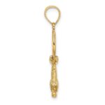 14K 3-D Hand Mirror Charm - Image 2