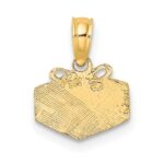 14K Wrapped Gift Box Charm - Image 4