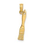 14K 3-D Paint Brush Charm