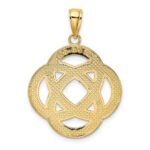 14K Large Celtic Eternity Knot Circle Charm - Image 4