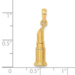14K 2-D Polished Lipstick Tube Charm - Image 3