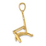 14K 3-D Beach Chair Charm - Image 2