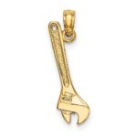 14K 3-D Adjustable Wrench Charm - Image 4