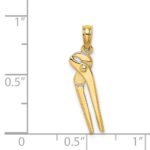14K 3-D Moveable Pliers Charm - Image 3