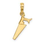 14K 3-D Saw Charm - Image 4