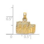 14K 3-D KINGS ARMS TAVERN WILLIAMSBURG VA Charm - Image 3