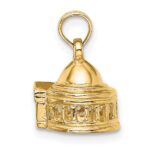 14K 3-D Jefferson Memorial Building  Washington Charm - Image 2
