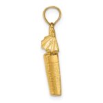 14K Cocktail Drink with Umbrella Charm - Image 2