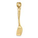 14K 3-D Polished Spatula Charm - Image 5