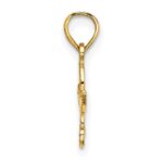 14K Flat Starfish Charm - Image 2