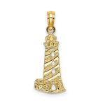 14K Lighthouse Charm