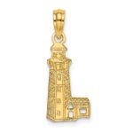 14K Lighthouse Charm