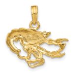 14K Textured Crawfish Charm - Image 3