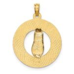 14K OCEAN CITY NJ with Flip Flop Charm - Image 4