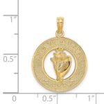 14K JAMAICA Circle with Conch Shell Charm - Image 3
