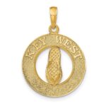 14k KEY WEST Flip Flop Pendant