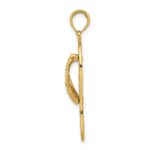 14K Polished Multi Flower Flip-Flop Charm - Image 2