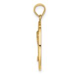 14K TURKS AND CAICOS with Palm Tree Circle Charm - Image 2