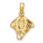 14K Mini Stingray Charm - Image 4