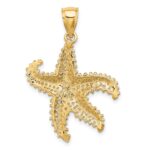 14K Starfish Pierced Charm - Image 4