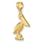14K 3-D Pelican Standing Charm - Image 5