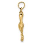 14K 3-D Standing Pelican with Moveable Mouth Charm - Image 2