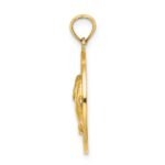 14K BEAUFORT SC with Dolphins Circle Charm - Image 2