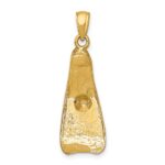 14K 3-D Scuba Flipper Charm - Image 4