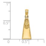 14K Scuba Flipper Charm - Image 3