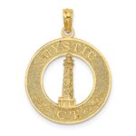 14K MYSTIC CT Lighthouse Charm