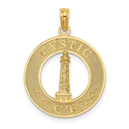 14K MYSTIC CT Lighthouse Charm