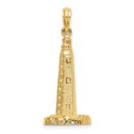 14K 3-D Cape Henlopen Delaware Lighthouse Charm - Image 4
