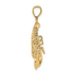 14K Lobster with Moveable Claws Pendant - Image 2