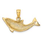14K Polished Dolphin Charm - Image 3