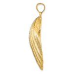 14k Large Scallop Shell Pendant - Image 2