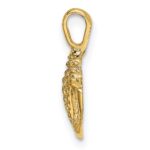 14K Mini Conch Shell Charm - Image 2