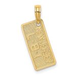 14K NEW JERSEY-LBI (Long Beach Island) License Plate Charm