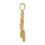14K Textured Starfish Charm - Image 2
