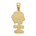 14K 2-D CURACAO On Palm Tree Charm - Image 4