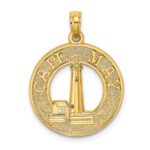 14K CAPE MAY with Lighthouse Charm