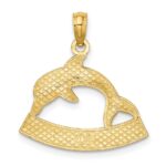 14K OCEAN CITY Dolphin Charm - Image 4