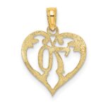 14K 70 In Heart Charm - Image 4